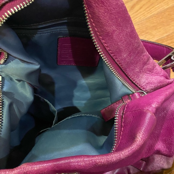 Coach purse. Pink. Hardware still looks nice. Lots of good use. - Picture 2 of 7
